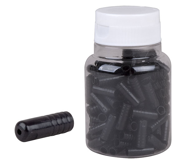 Koncovka bowdenu plast PRO-T AGR 4mm čierna Sealed (fľaša 150ks)