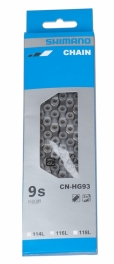 Reťaz SHIMANO HG-93 116 čl. 27sp. balený